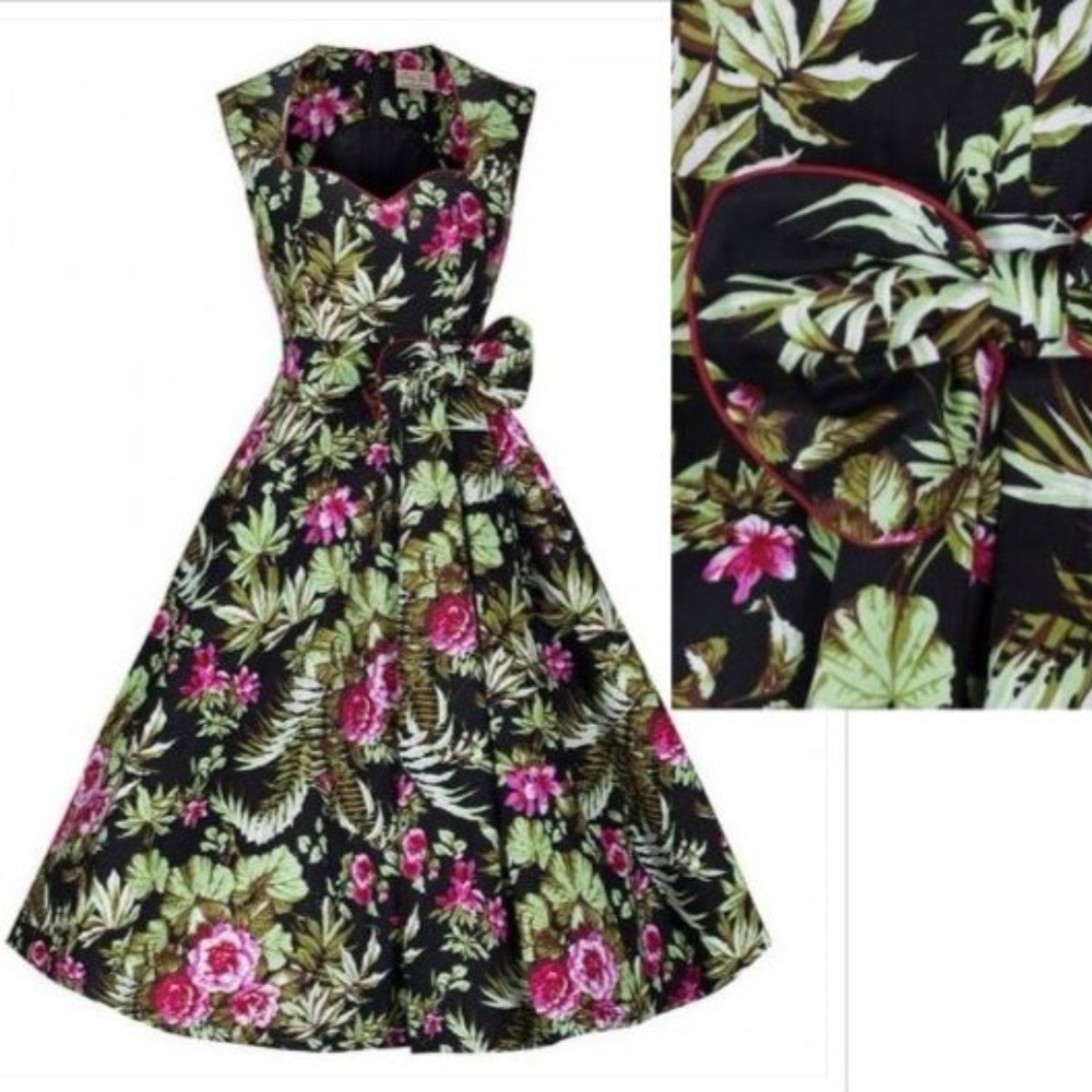 NWT Lindy Bop 50's Inspired Pinup Rockabilly Dress